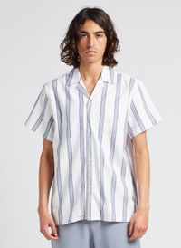 Les Deux - Chemise oversize en coton rayé - Taille XL - Blanc
