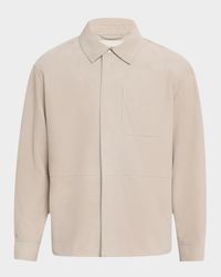 Men's Suede Overshirt