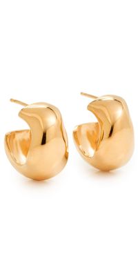 AGMES Small Celia Hoops Gold One Size