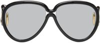 LOEWE Black Pilot Mask Sunglasses