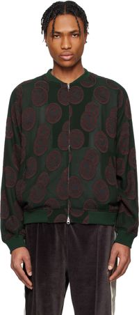 NEEDLES Green BB Bomber Jacket