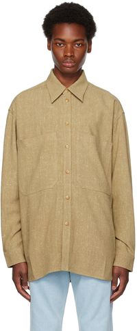 Nanushka Khaki Damir Shirt
