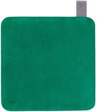 HAY Green Suede Pot Holder Mat