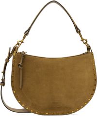 Isabel Marant Khaki Oskan Soft Zipped Bag