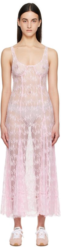Collina Strada Pink Pamela Maxi Dress