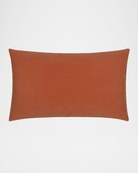 Lush Velvet Corded Indoor/Outdoor Lumbar Pillow, 12" x 20"