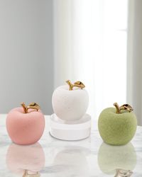 Macaroon Apples, Set of 3