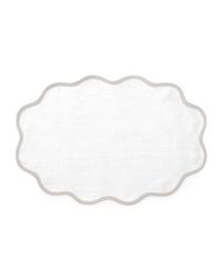 Casual Couture Scallop Placemats, Set of 4