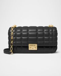 Tribeca Quilted Leather Shoulder Bag