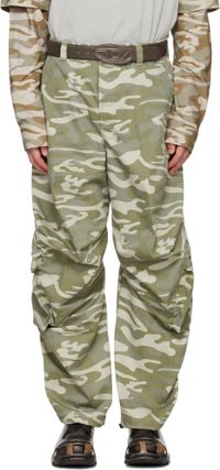 Diesel Pantalon cargo Arne-B kaki