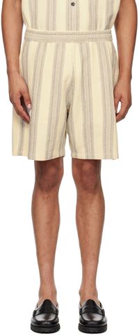 Carhartt Work In Progress Short beige à rayures Dodson