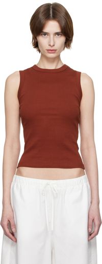 FLORE FLORE Red Esmé Tank Top