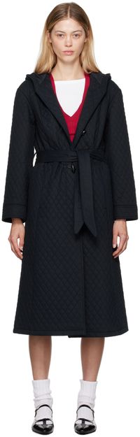 A.P.C. Navy Katie Holmes Edition Ella Coat