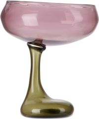 Helle Mardahl Purple & Khaki Bon Bon 'The Signature Glass' Cocktail Glass