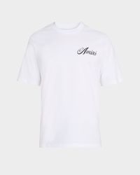 Men's Mountain Logo Script Cotton T-Shirt