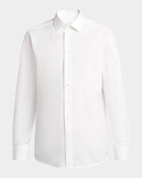 Men's Cotton Paisley Jacquard Sport Shirt