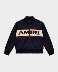 Kid's Amiri Sport Track Jacket, Size 4-12