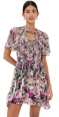 Isabel Marant Randalia Mini Dress Pink 38