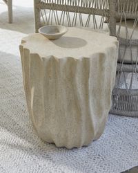 Ruffle Outdoor Garden Seat