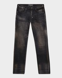 Men's Underground Vintage Wash Straight-Leg Jeans