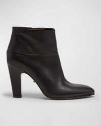 Eve Leather Zip Ankle Booties