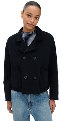 Frank & Eileen Mini Belfast Crop Peacoat British Royal Navy XL