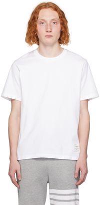 Thom Browne White Tennis-Tail T-Shirt
