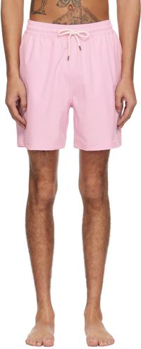 Polo Ralph Lauren Pink 5.75-Inch Traveler Classic Swim Shorts