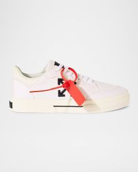 Vulcanized Canvas Bicolor Low-Top Sneakers