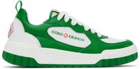 Casablanca Green & White Court Sneakers