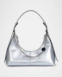 Marrakesh 25 Metallic Leather Shoulder Bag