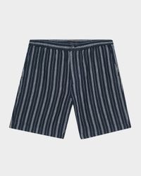 Men's Mesa Stripe Hemp Beach Shorts