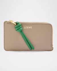 Knot Coind Card Holder in Napa Leather