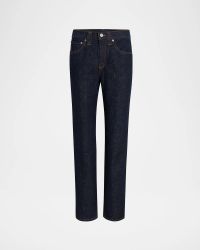 Farley Mid-Rise Straight-Leg Jeans