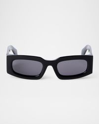 Men's Cary Acetate Rectangle Sunglasses