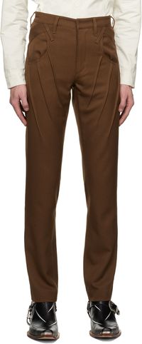 Juntae Kim SSENSE Exclusive Brown Trousers