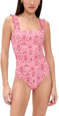 Hill House Home The Teagan One Piece Pink Palm Ikat S