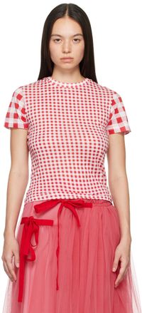 Molly Goddard Red Jessie T-Shirt
