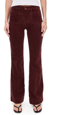 Good American Good Legs Flare Corduroy Pants Walnut004 20