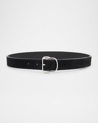 Swirl Suede Belt
