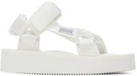SUICOKE White DEPA-2PO Sandals