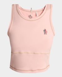Logo Patch Crop Top