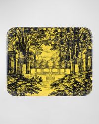 Tray 48X60cm - Giardino Settecentesco Black Yellow