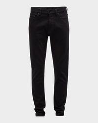 Men's 5-Pocket Black Wash Denim Jeans
