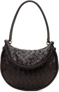 Bottega Veneta Brown Small Gemelli Shoulder Bag