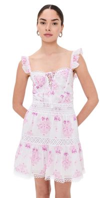 Temptation Positano Lavagna Dress White/Pink L