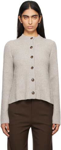 Loulou de Saison Cardigan Emin gris