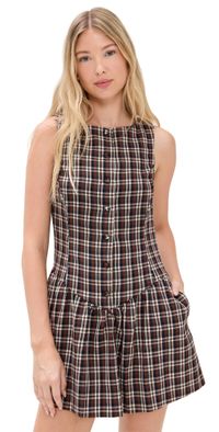 Show Me Your Mumu Meester Mini Dress Saddle Plaid XXL