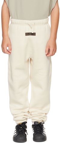 Fear of God ESSENTIALS Kids Off-White Logo Lounge Pants