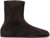 Maison Margiela Brown Tabi Ankle Boots
